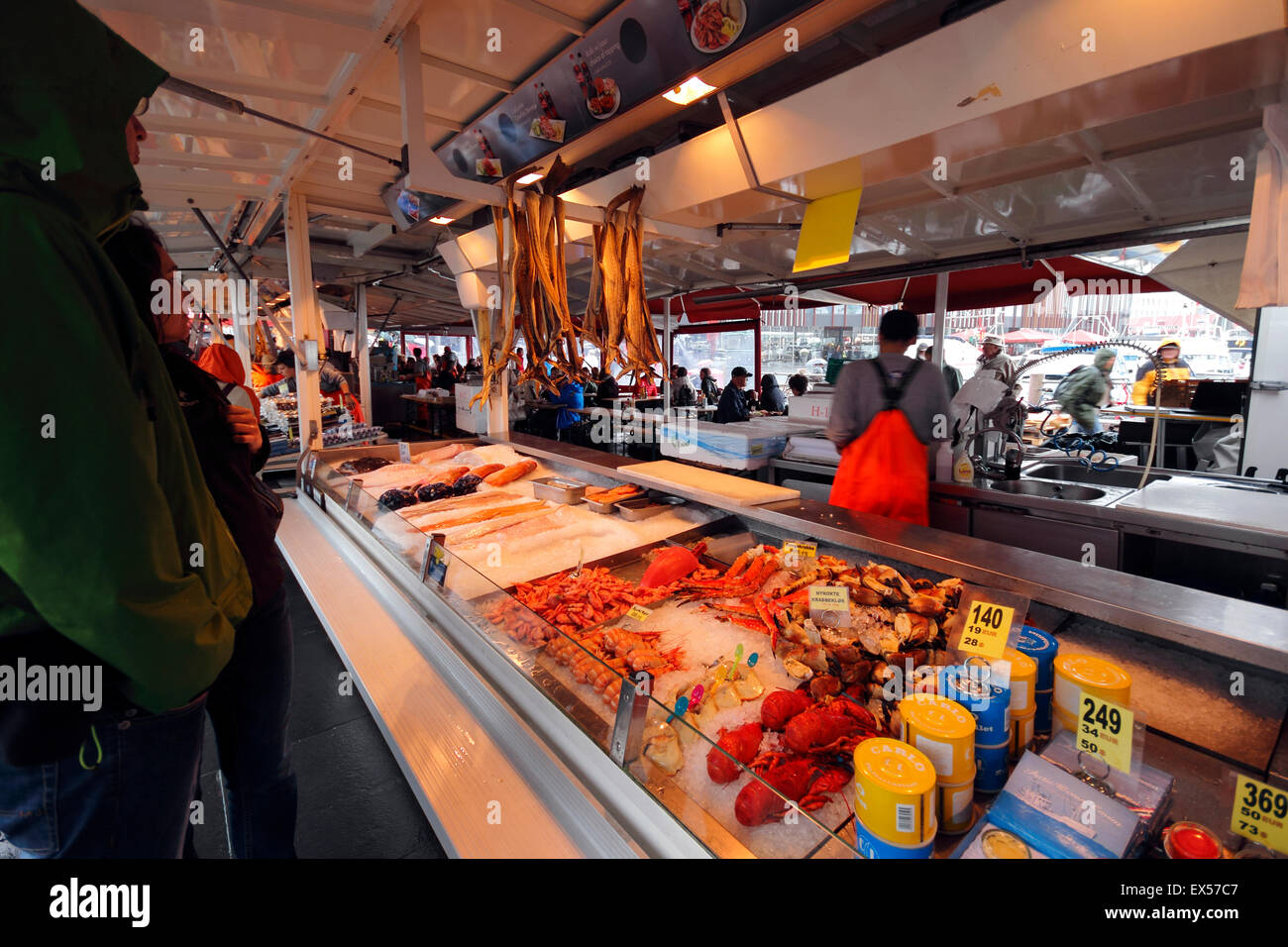 Fish Market, Bergen, Norway, Scandinavia, Europe Stock