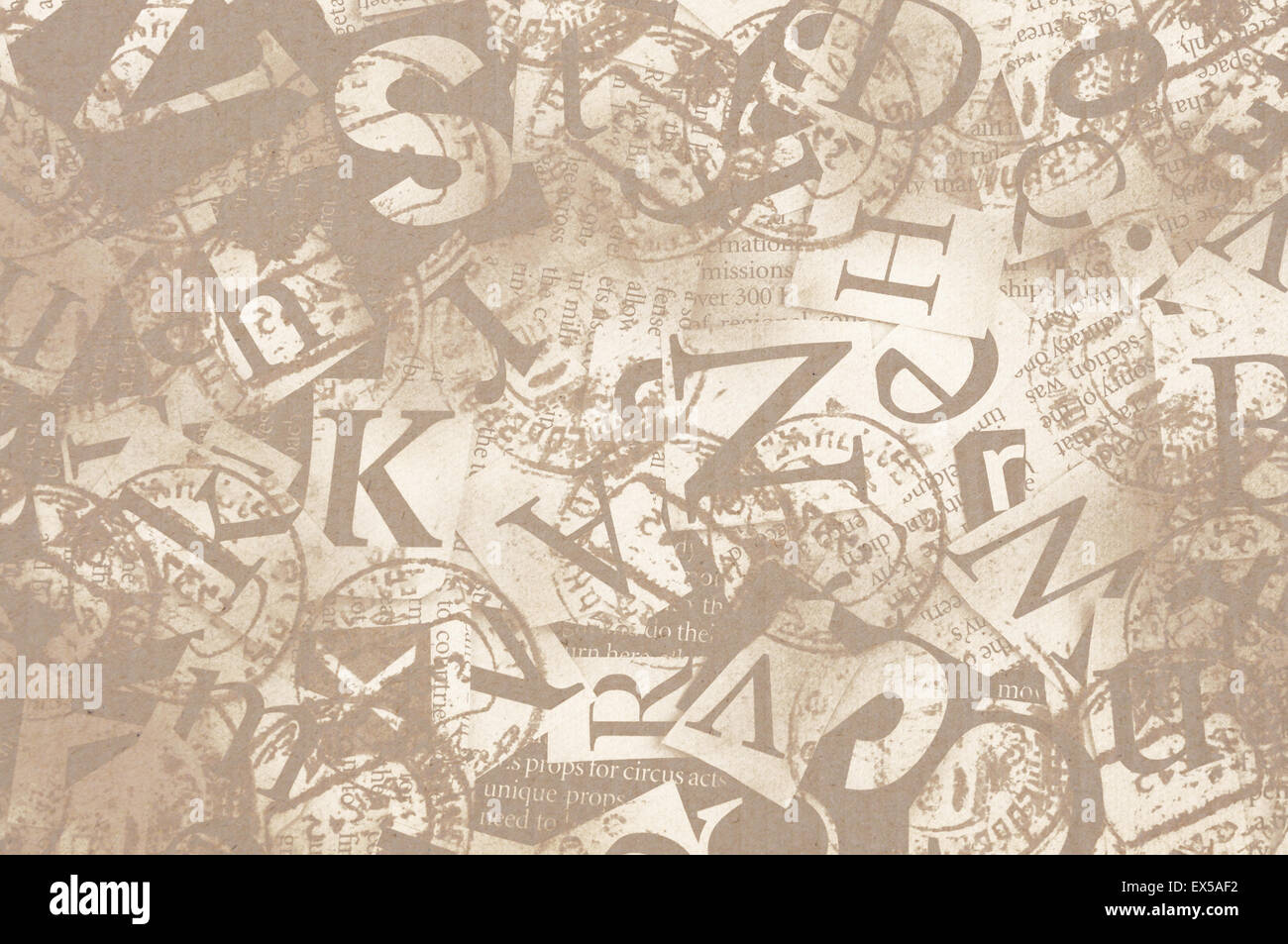 Ripped letters hi-res stock photography and images - Alamy