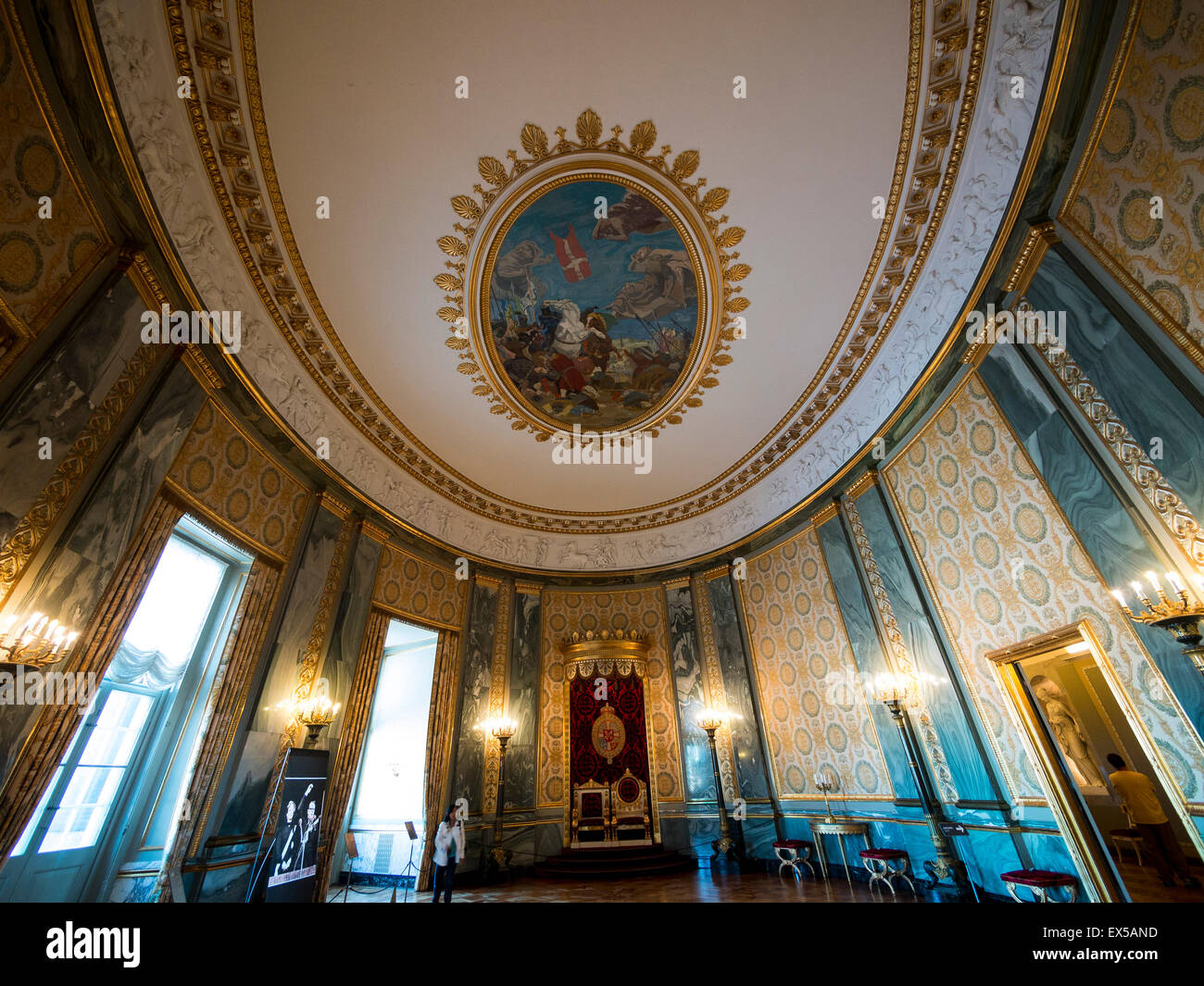 The interior of Christiansborg Palace,Copenhagen,Denmark Stock Photo