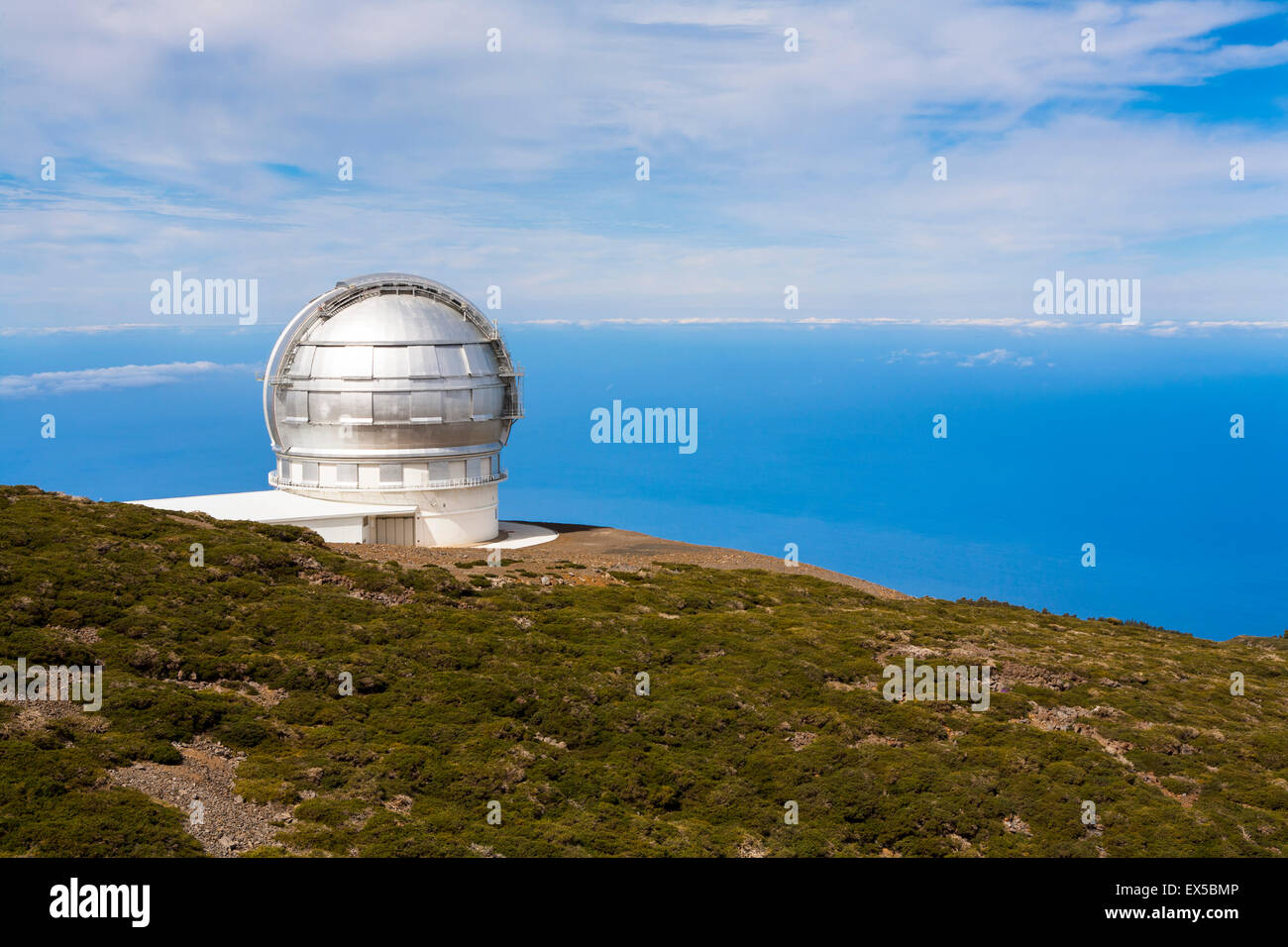 Spain, the Canary Islands, island of La Palma, the Gran Telescopio Canarias, GRANTECAN. Stock Photo