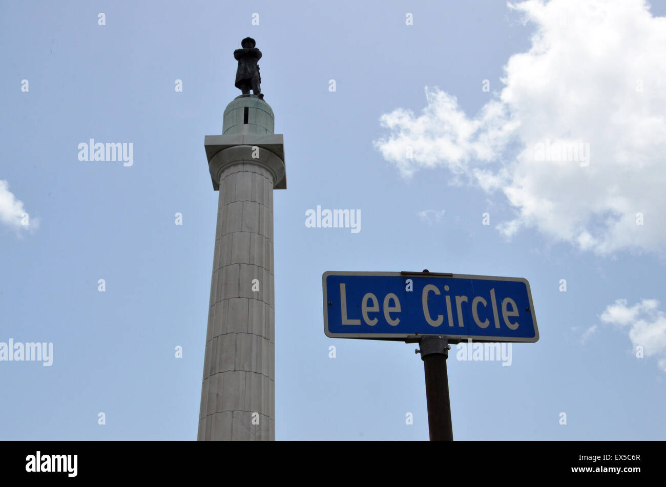 Statue of robert e lee new orleans hires stock photography and images