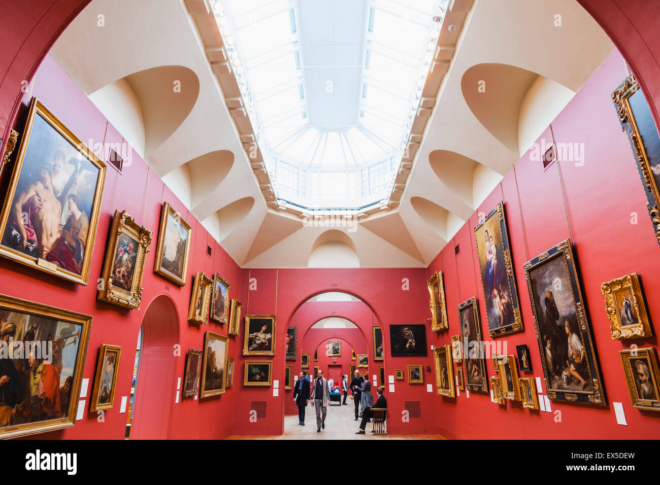 England, London, Dulwich, Dulwich Picture Gallery, Interior View Stock