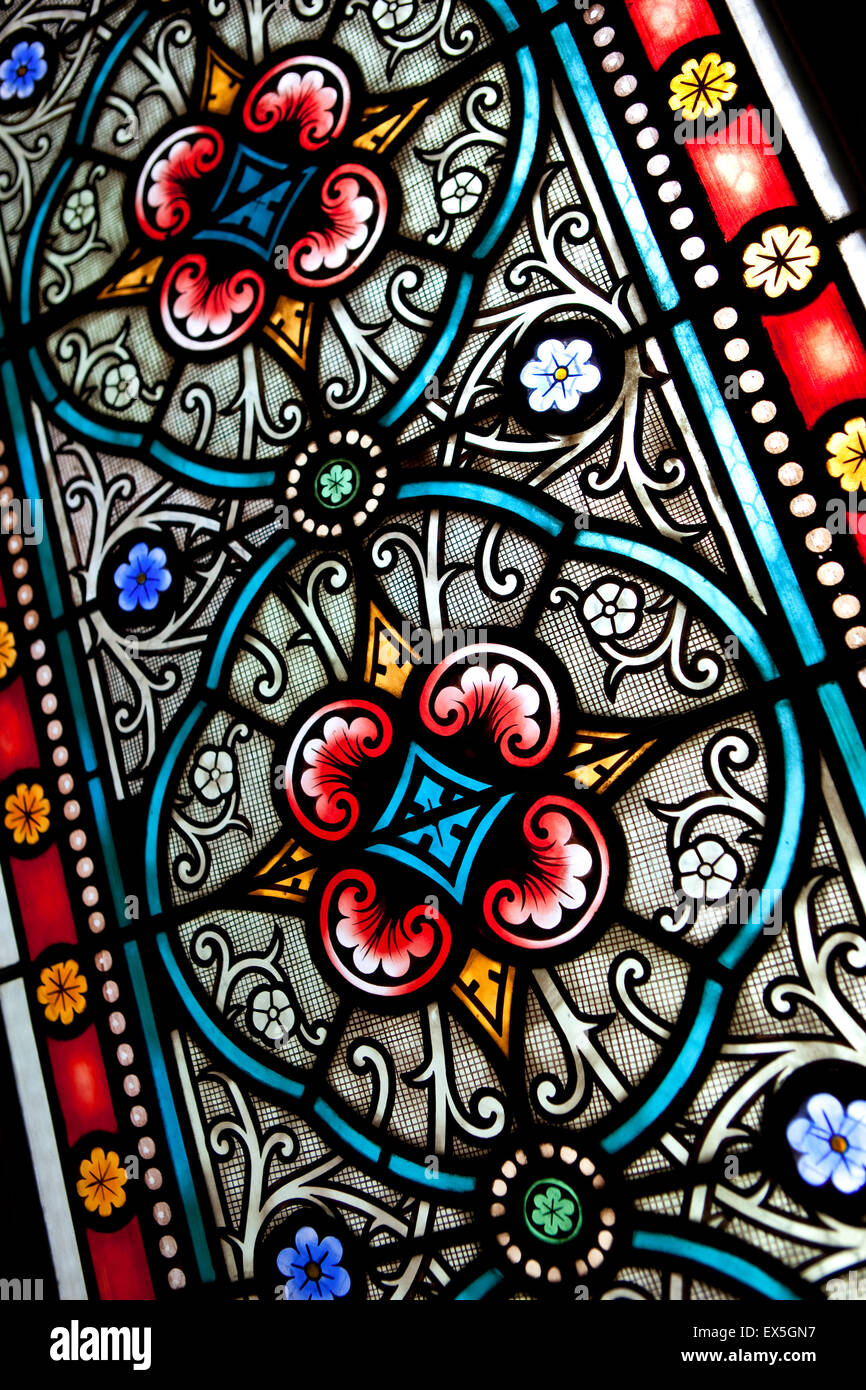 Old stained glass hi-res stock photography and images - Alamy