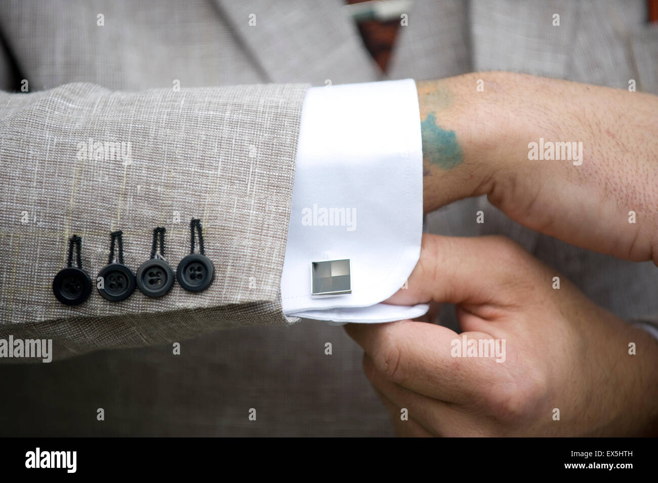 Details of groom's accessories before the wedding ceremony Stock Photo Alamy