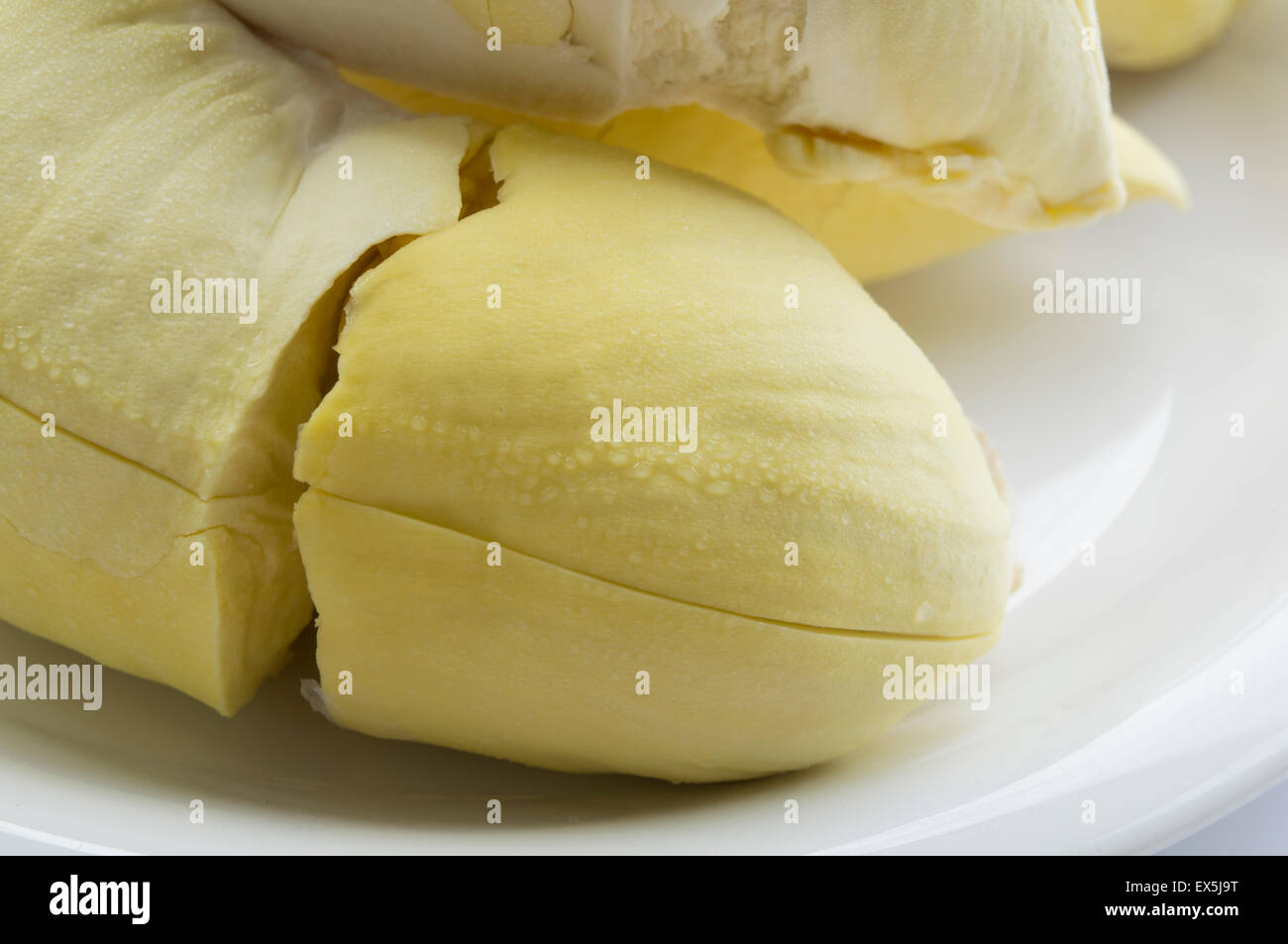 durian peel tropical fruit smell tasty king Stock Photo Alamy