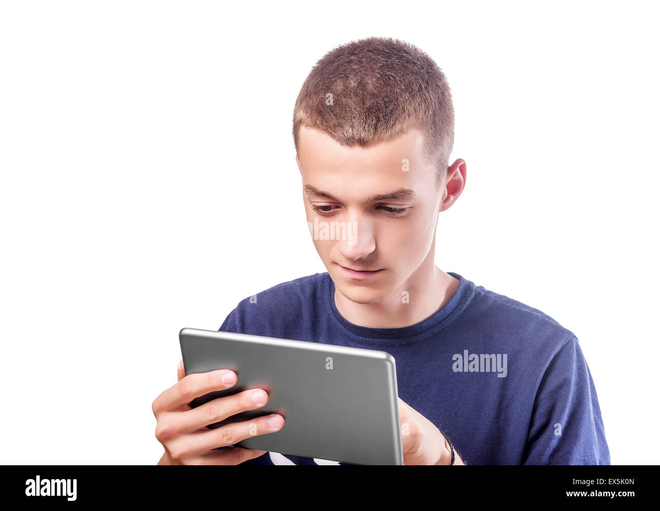 Person Using Tablet Computer Person using pda hi-res stock photography and images - Alamy