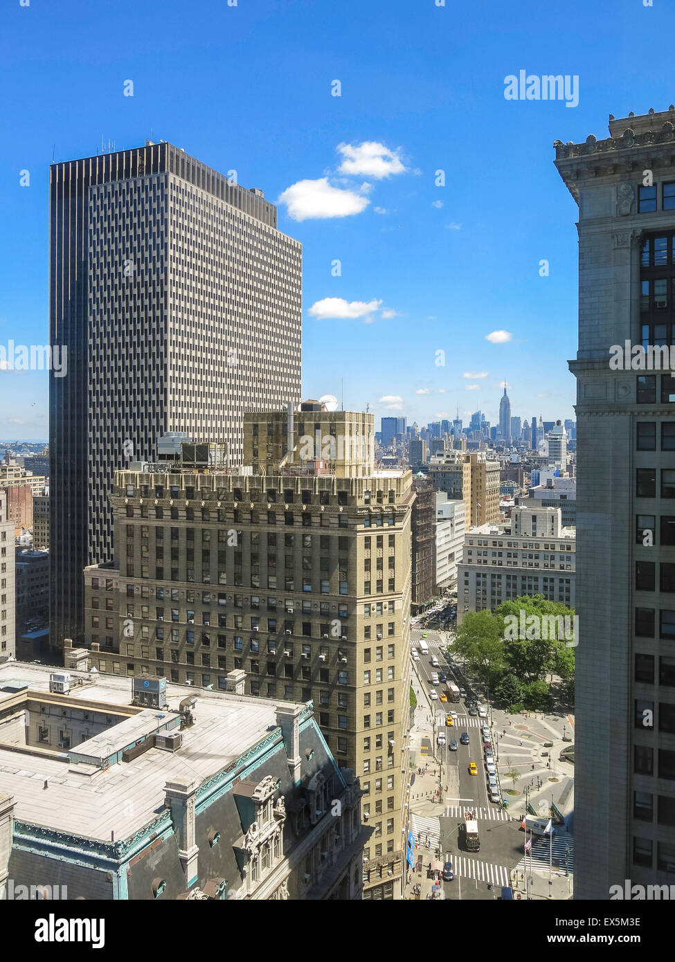 Lower manhattan skyline clouds hi-res stock photography and images - Alamy
