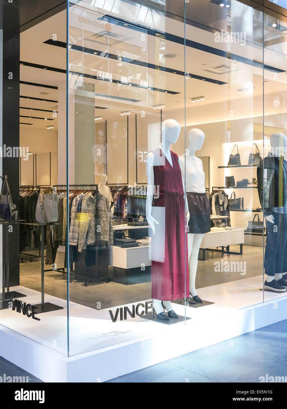 Vince Clothing Store, Brookfield Place in Battery Park City, NYC, USA