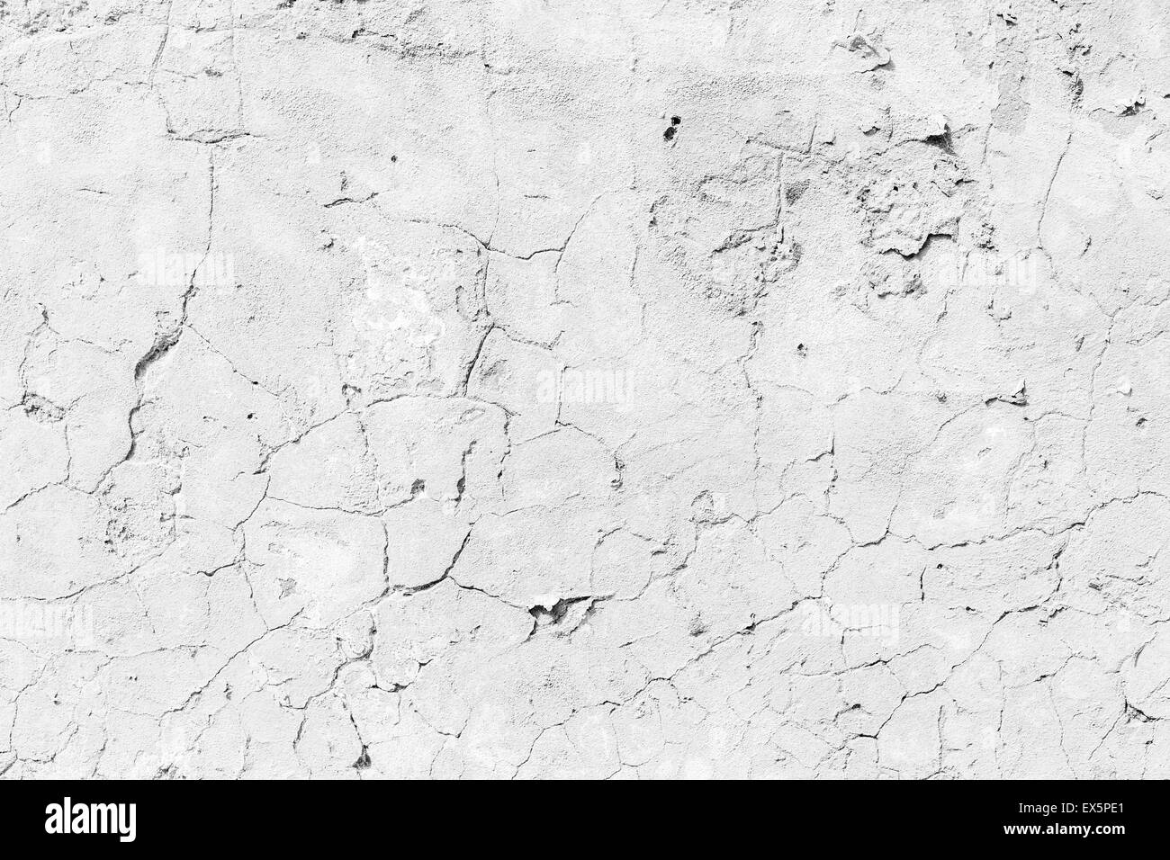 Grungy White Concrete Wall Background Stock Photo