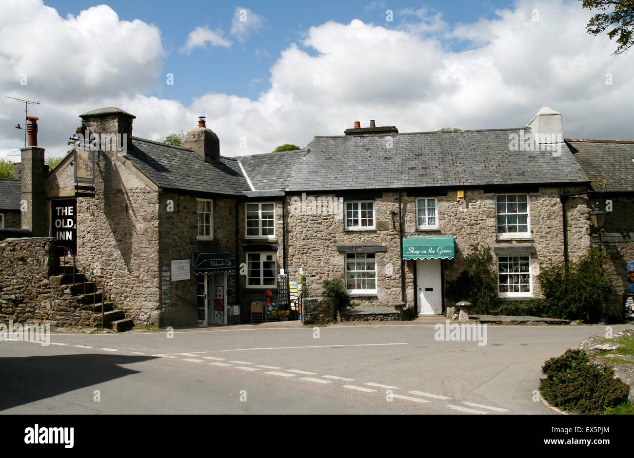The Old Inn Widecombe in the Moor  Devon England UK Stock Photo