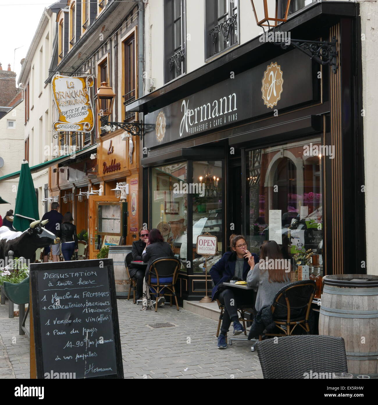 Streets Of St Valery Sur Somme Stock Photos Streets Of St Valery