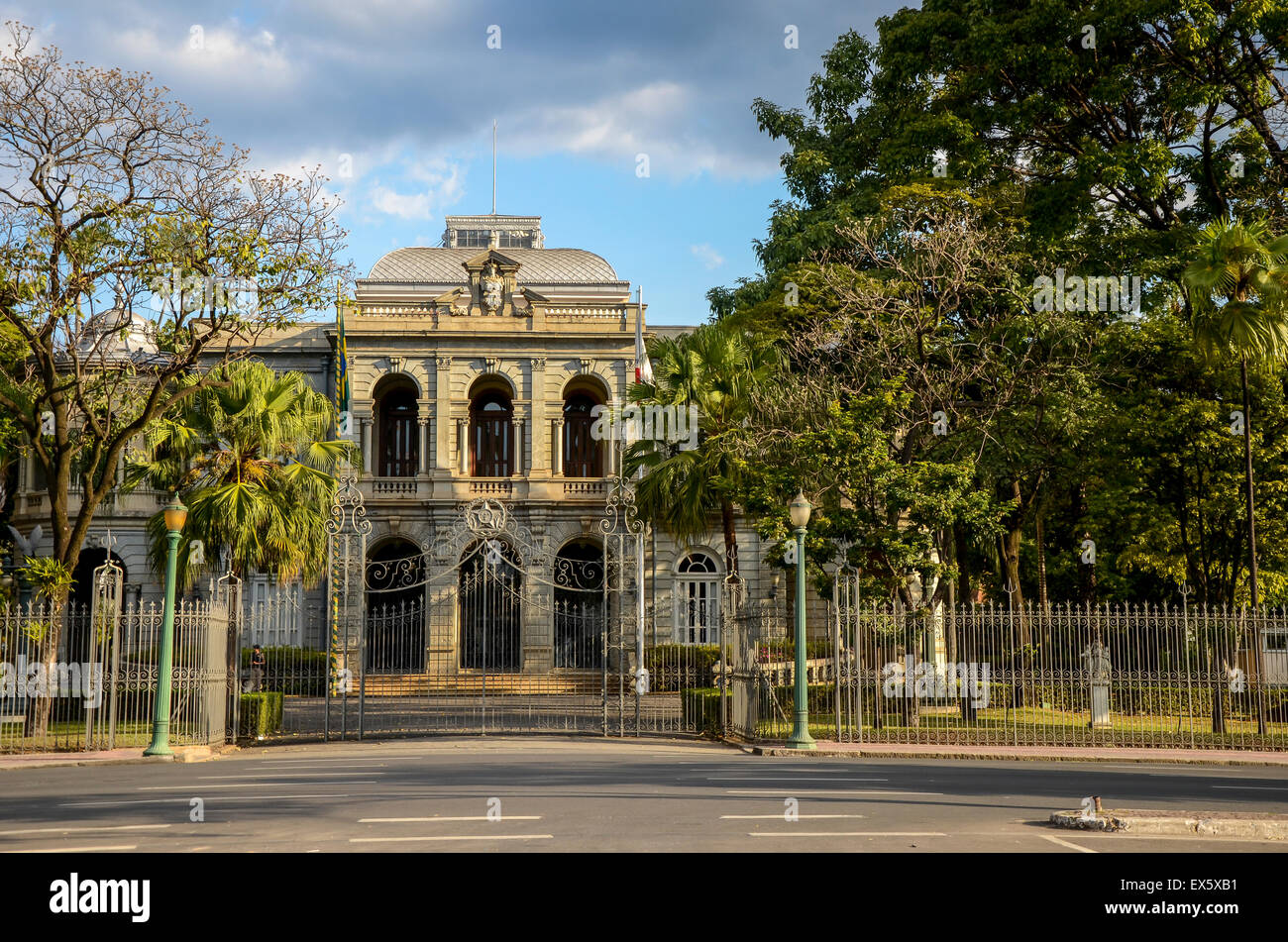 BELO HORIZONTE ,BRAZIL ;Palace of Liberty , building which was for several years the office of the government of Minas Gerais. Stock Photo