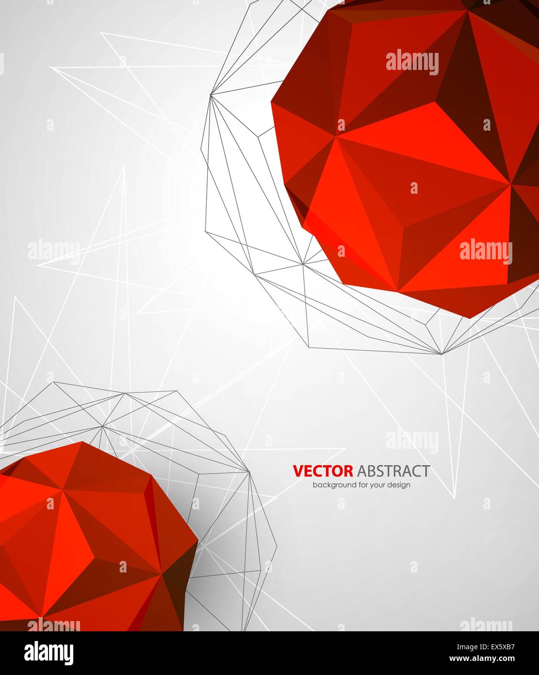 Vector geometric background with triangles Stock Vector Image & Art - Alamy