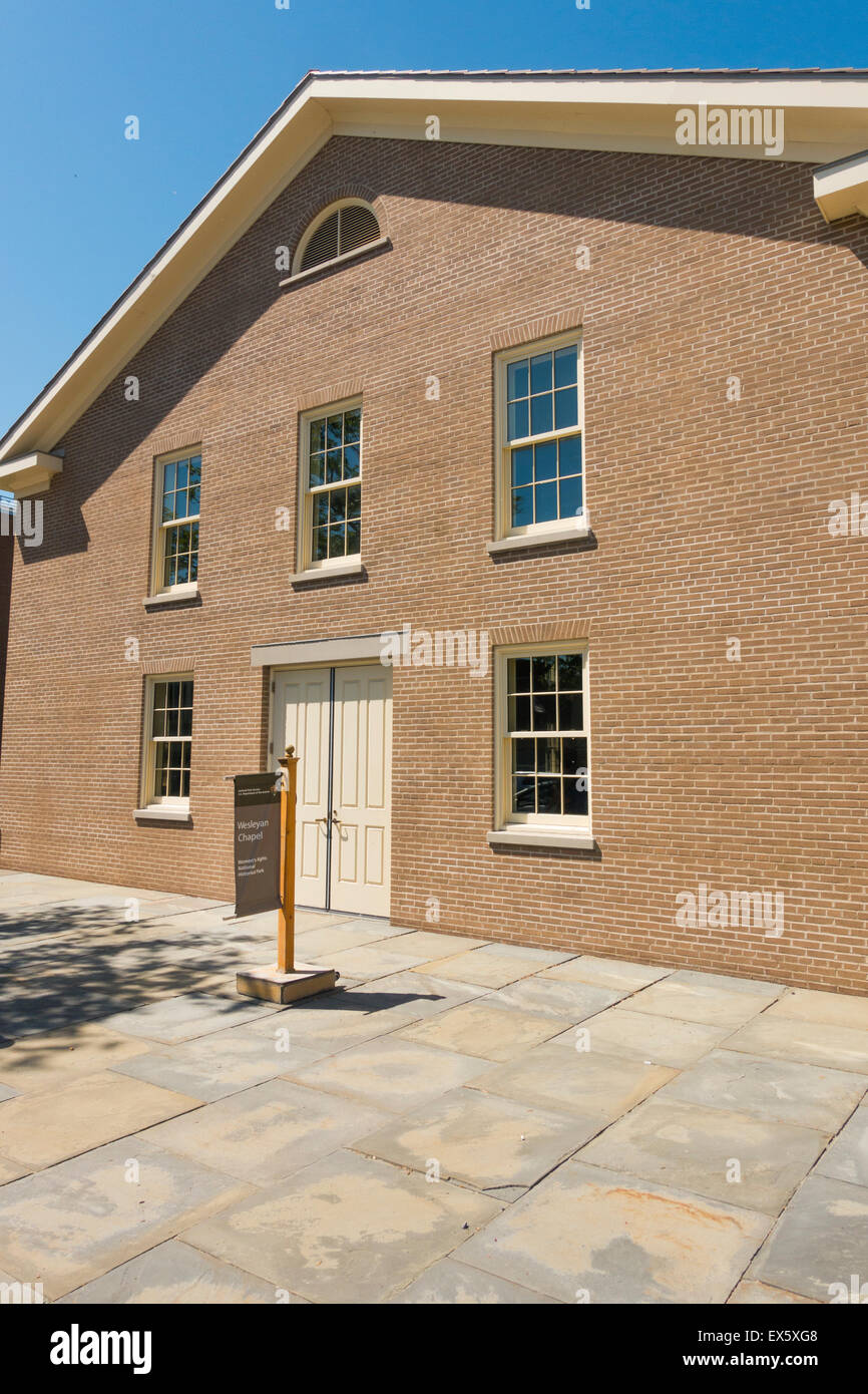 Wesleyan Chapel Seneca Falls New York Stock Photo Alamy
