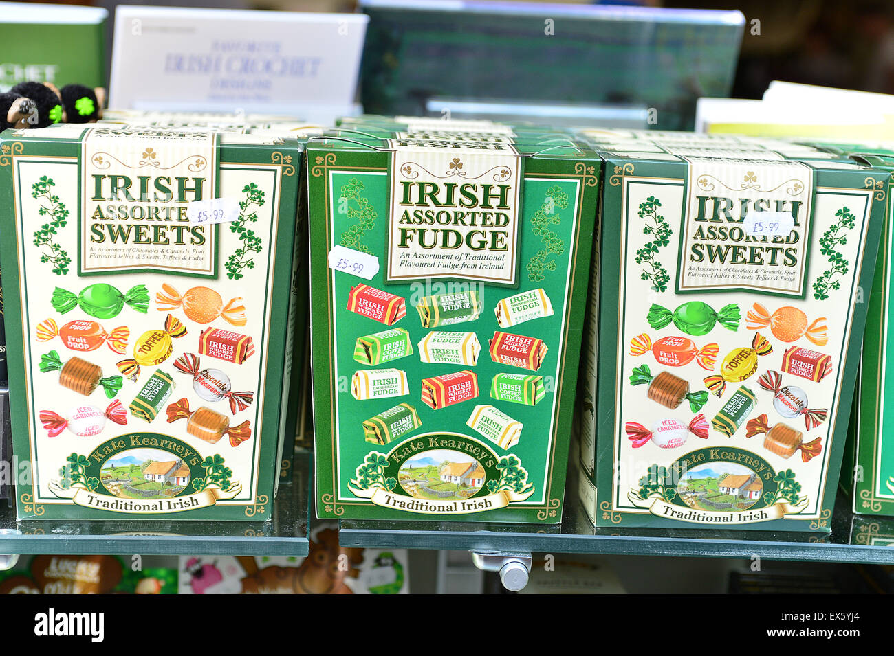 Interior of Ulster American Folk Park gift shop Stock Photo Alamy