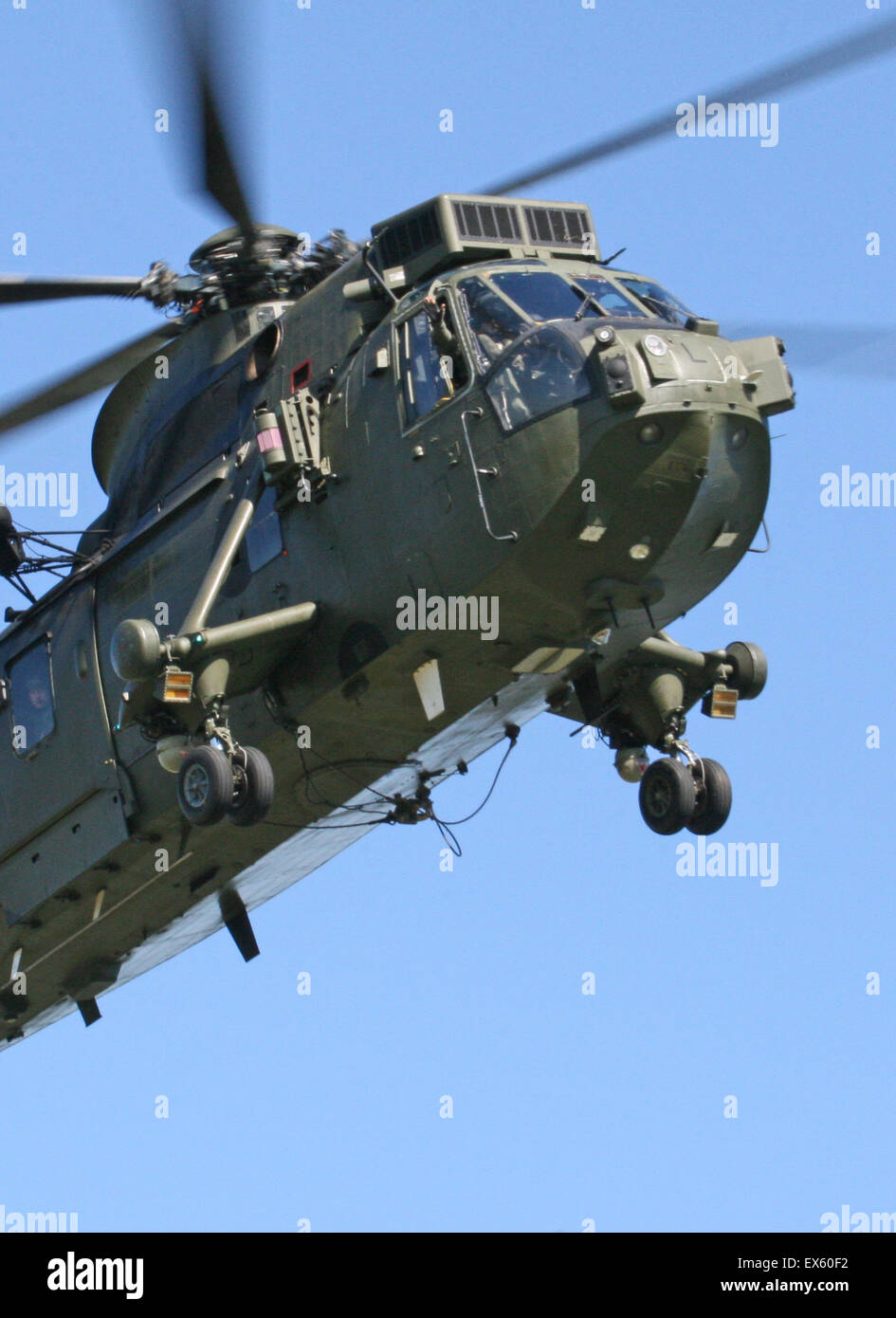 Westland Sea King H C Mk 4 of the Commando Helicopter Force Based at RNAS Yovilton Stock Photo