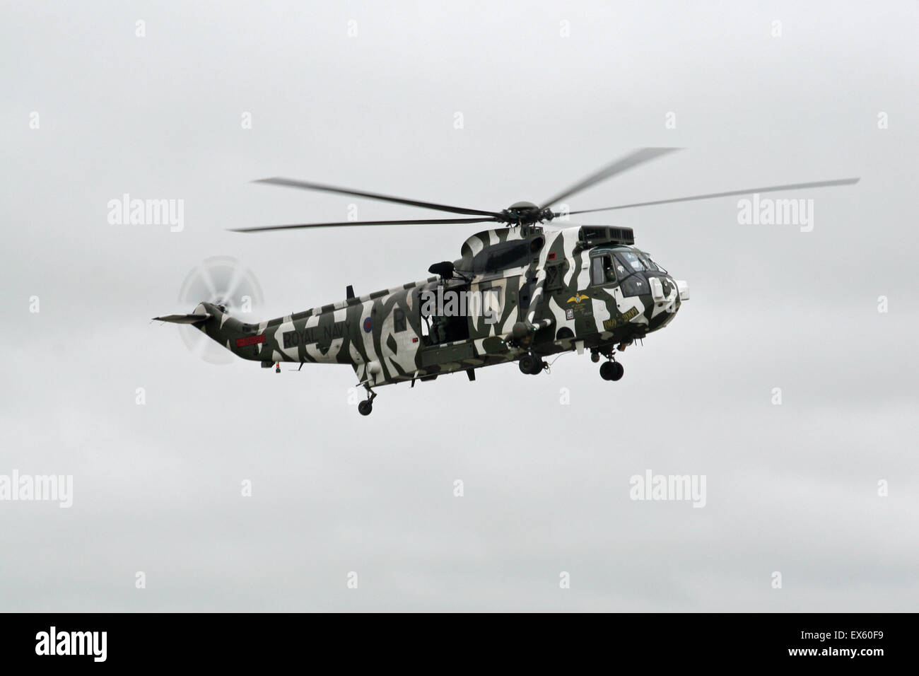 Westland Sea King H C Mk 4 of the Commando Helicopter Force Based at RNAS Yovilton Stock Photo