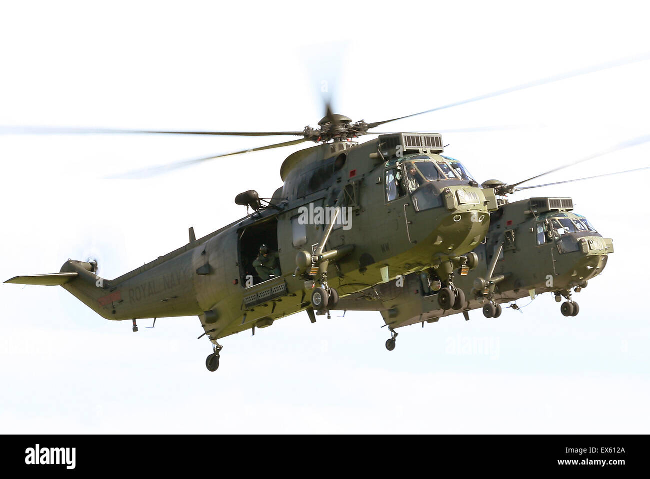 Westland Sea King H C Mk 4 of the Commando Helicopter Force Based at RNAS Yovilton Stock Photo