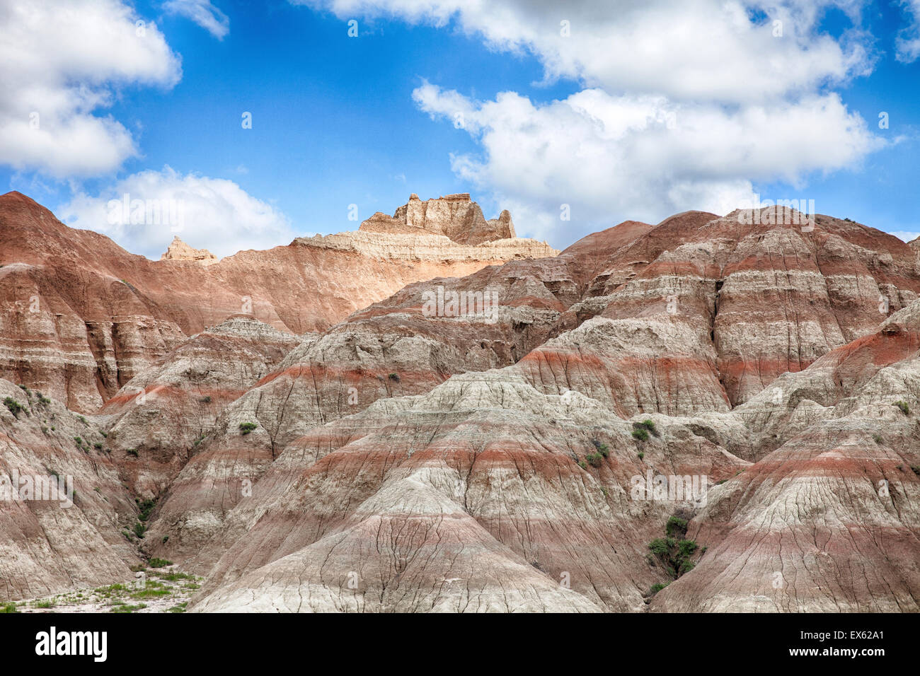 Red coloured badlands hi-res stock photography and images - Alamy