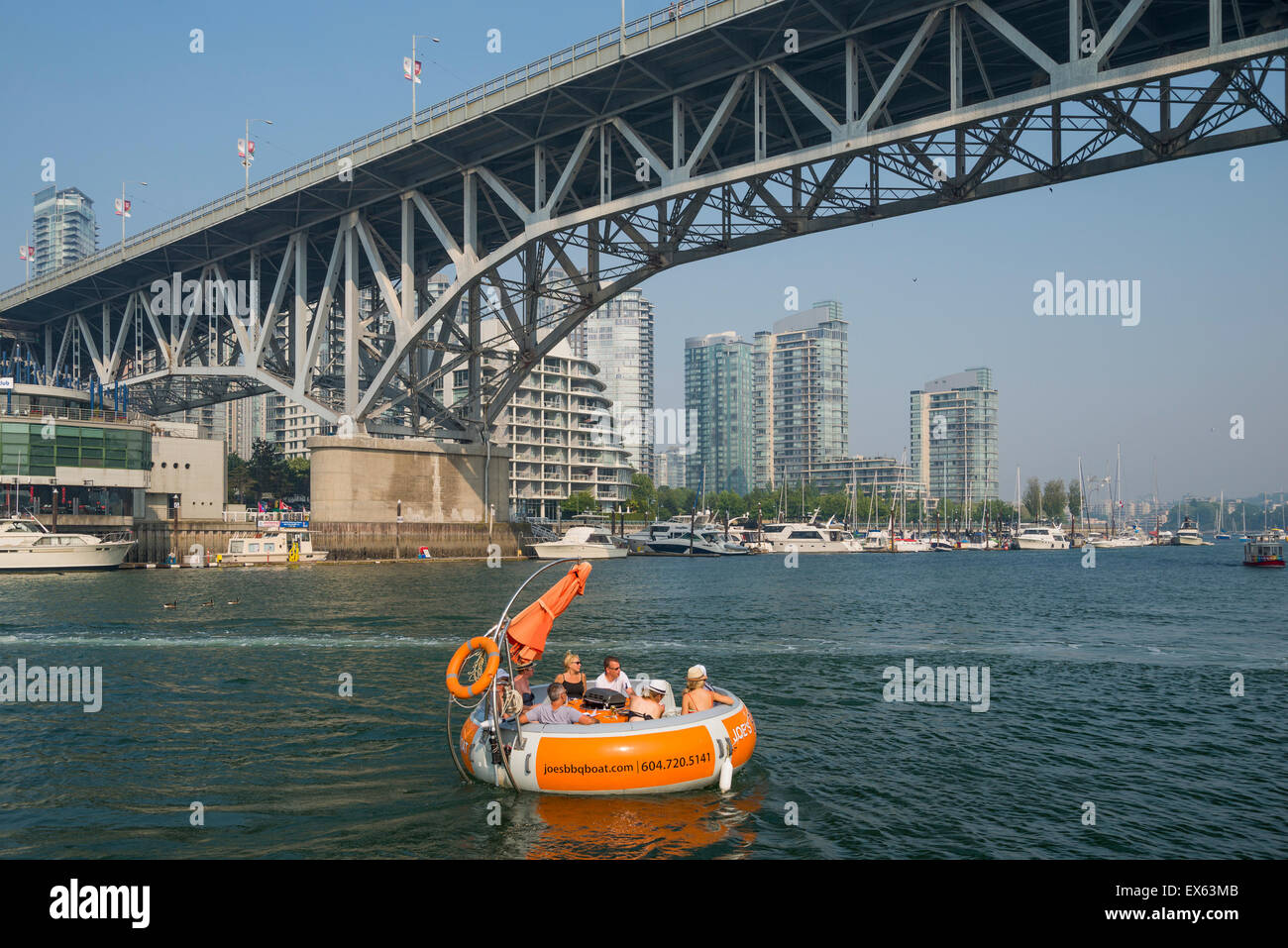 Bbq boat dinghy false creek hires stock photography and images Alamy