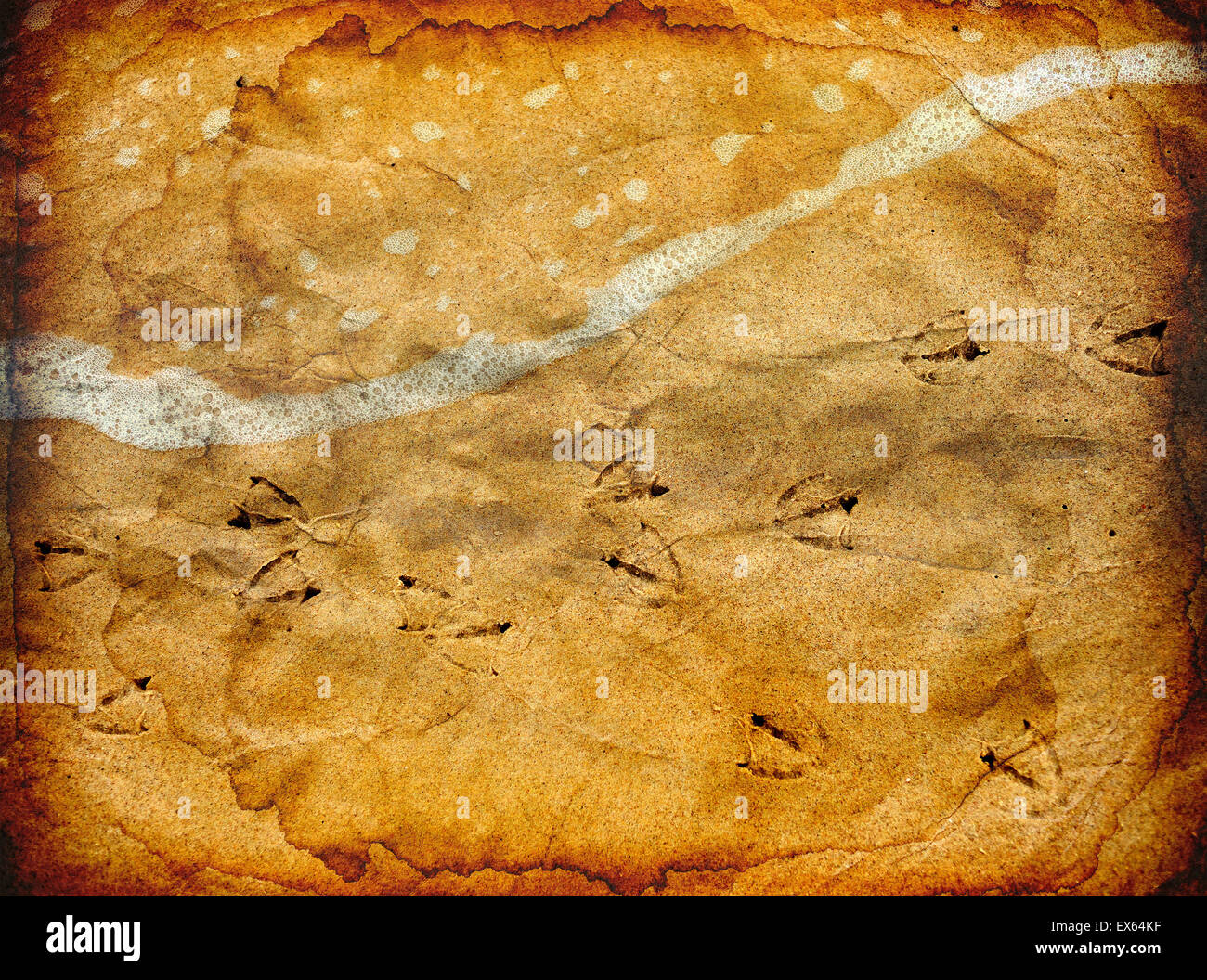 Abstract background or texture, old paper effect. Stock Photo