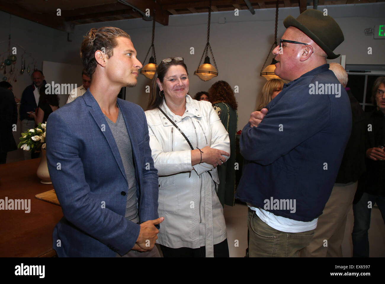Ray Azoulay, John Carrabino and CAA Celebrates Maria Bello's new book, 'Whatever...Love is Love' at Obsolete  Featuring: Elijah Allan-Blitz, Camryn Manheim, Ray Azoulay Where: Culver City, California, United States When: 06 May 2015 C Stock Photo
