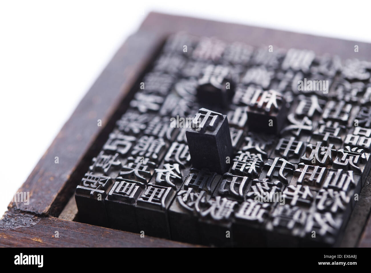 The old Printing Block Stock Photo Alamy