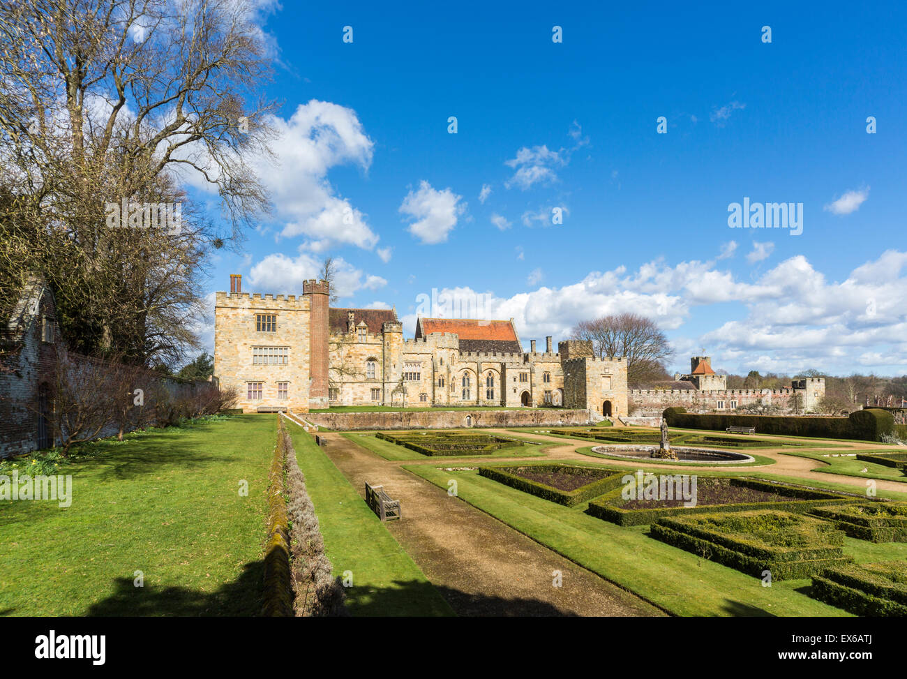 Penshurst Place, a 14th century country house, the seat of the Sidney ...