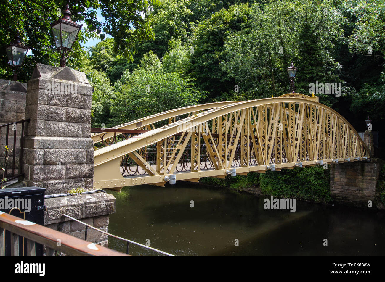 Queen Victoria's Golden Jubilee bridge, 1887, River Derwent, Matlock