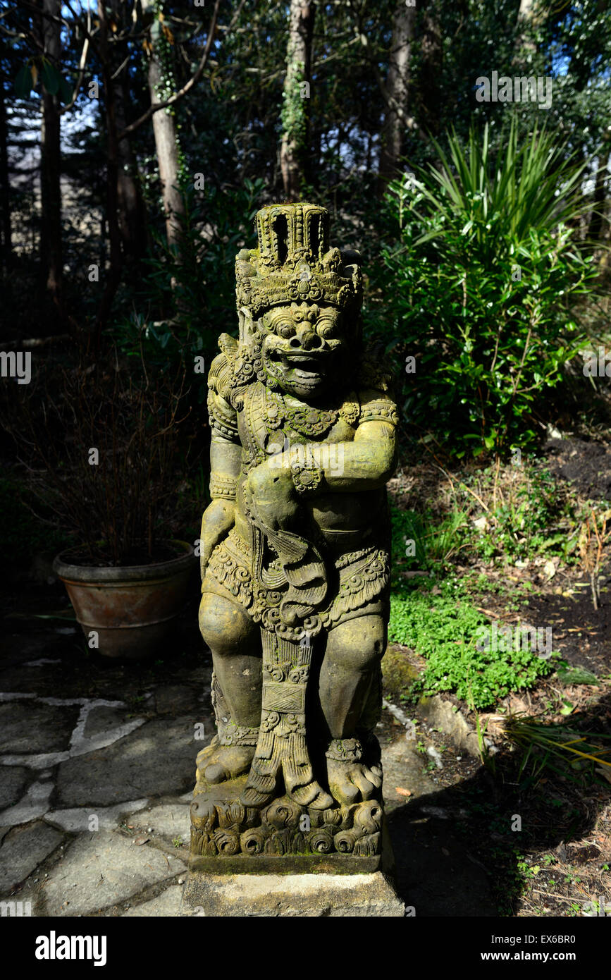 Balinese statues glenveagh national park hires stock photography and