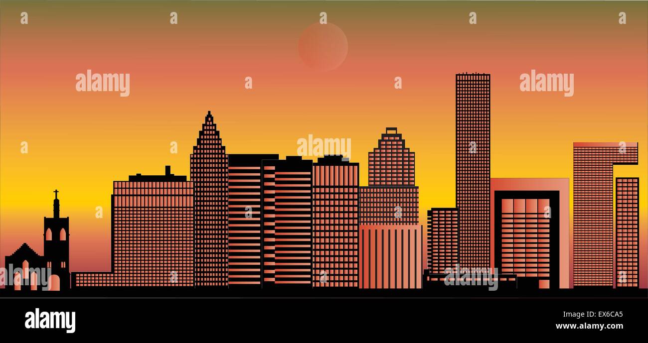 Houston tower Stock Vector Images - Alamy