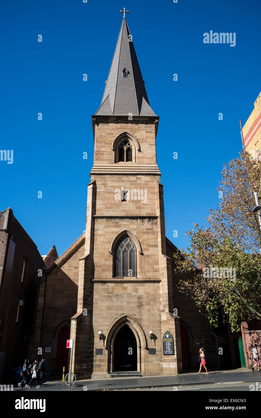 Christ Church St Laurence, George Street, Sydney, Australia Stock Photo