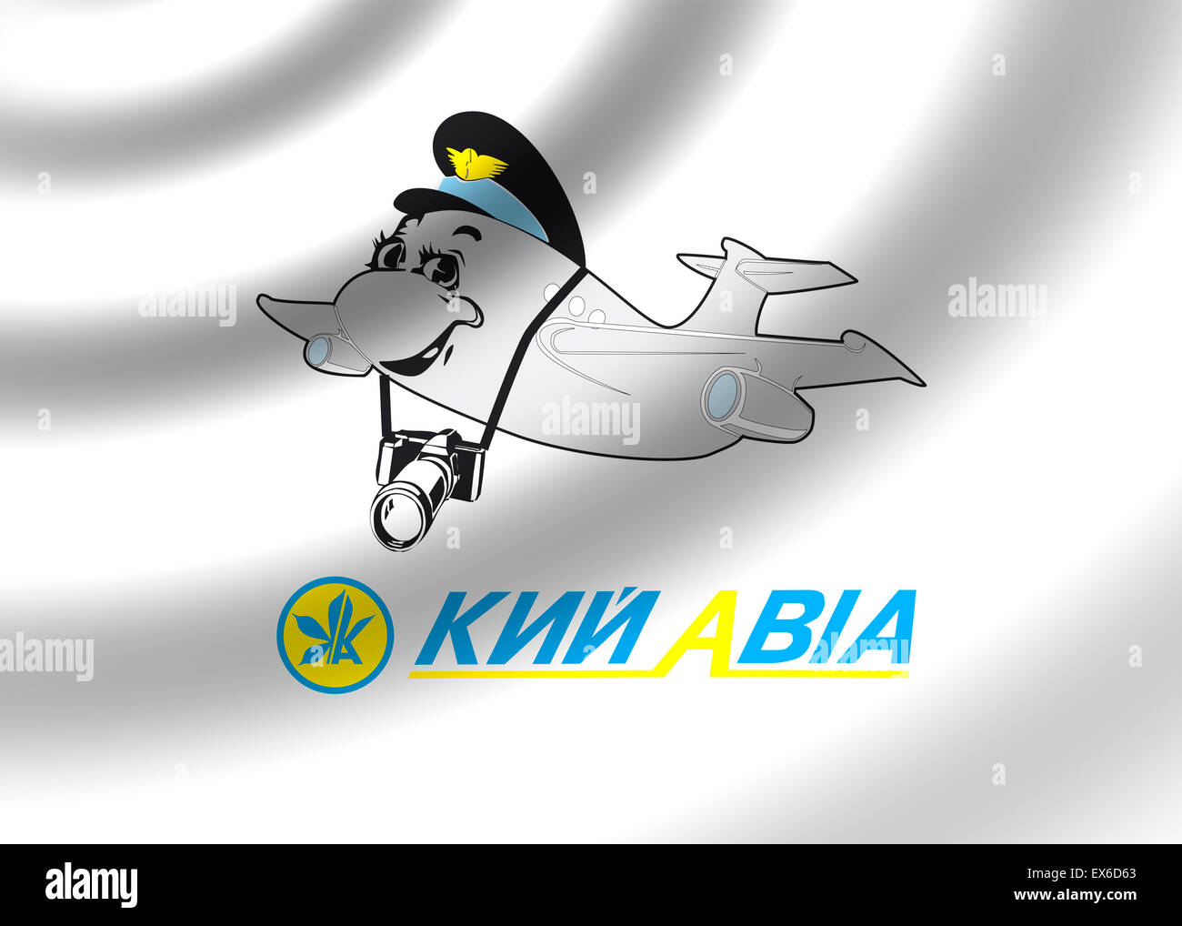 KLY Avia Air Airlines logo icon flag symbol sign emblem Stock Photo - Alamy