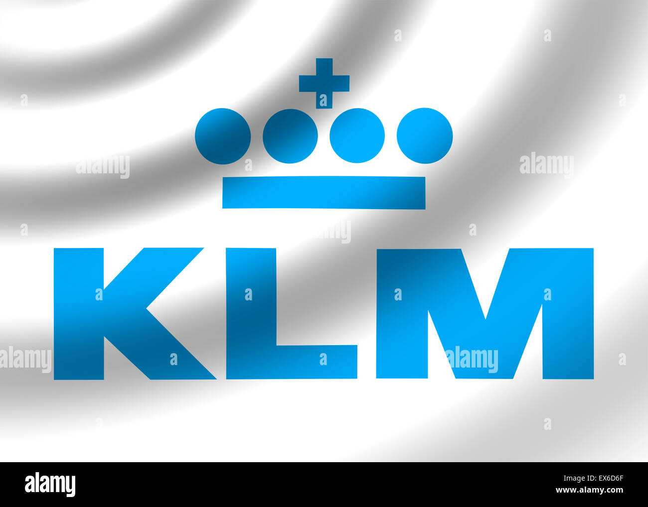 KLM Air Airlines logo icon flag symbol sign emblem Stock Photo