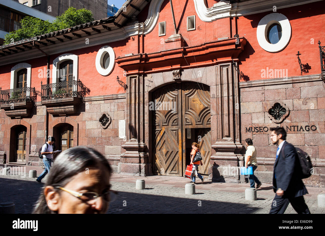 Casa Colorada (Red House), Santiago. Chile Stock Photo Alamy