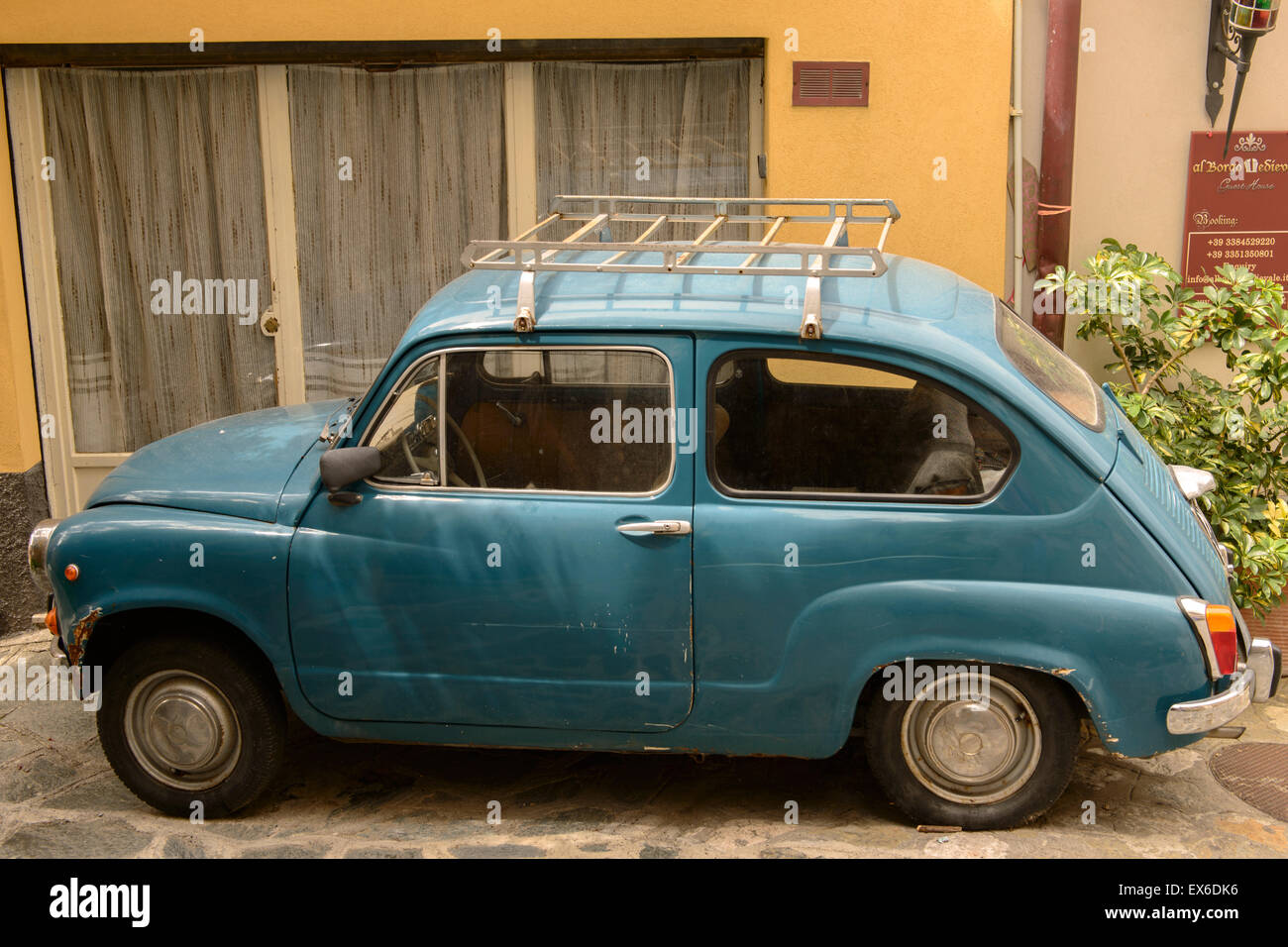 Old Fiat car Stock Photo - Alamy