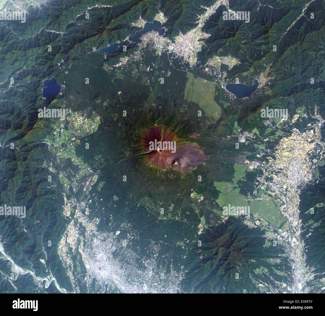 The Fuji Five Lakes Area With Mt Fuji One Of Japan S Most Popular Stock Photo Alamy