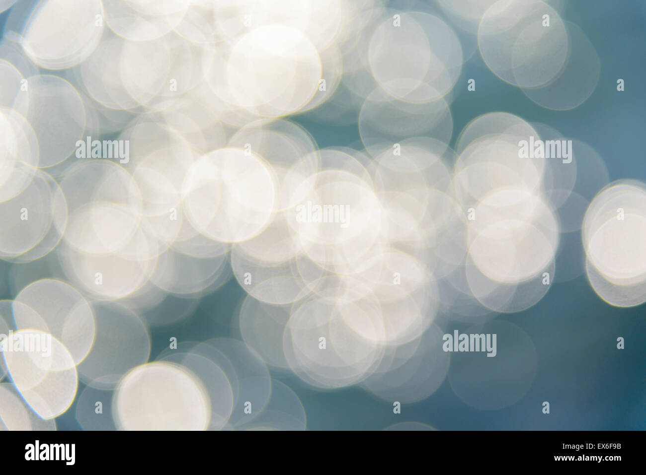 Background with soft delicate light circles made from water glow Stock ...