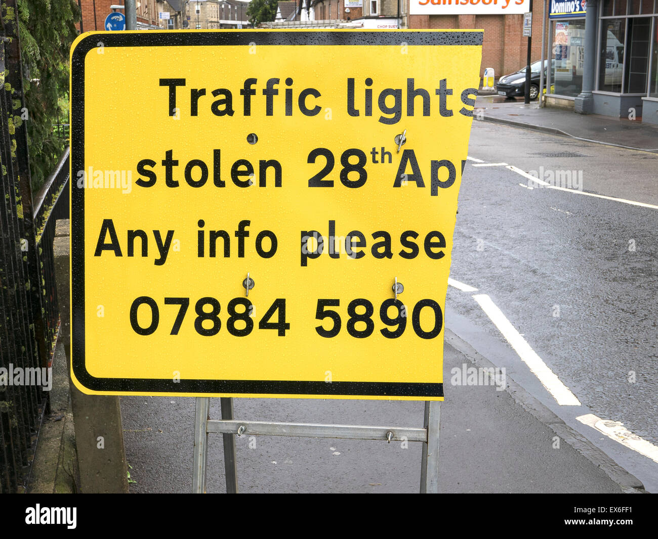 Temporary traffic lights stolen from major road works site in Wiltshire