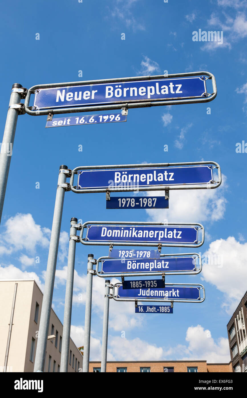German road signs hires stock photography and images Alamy