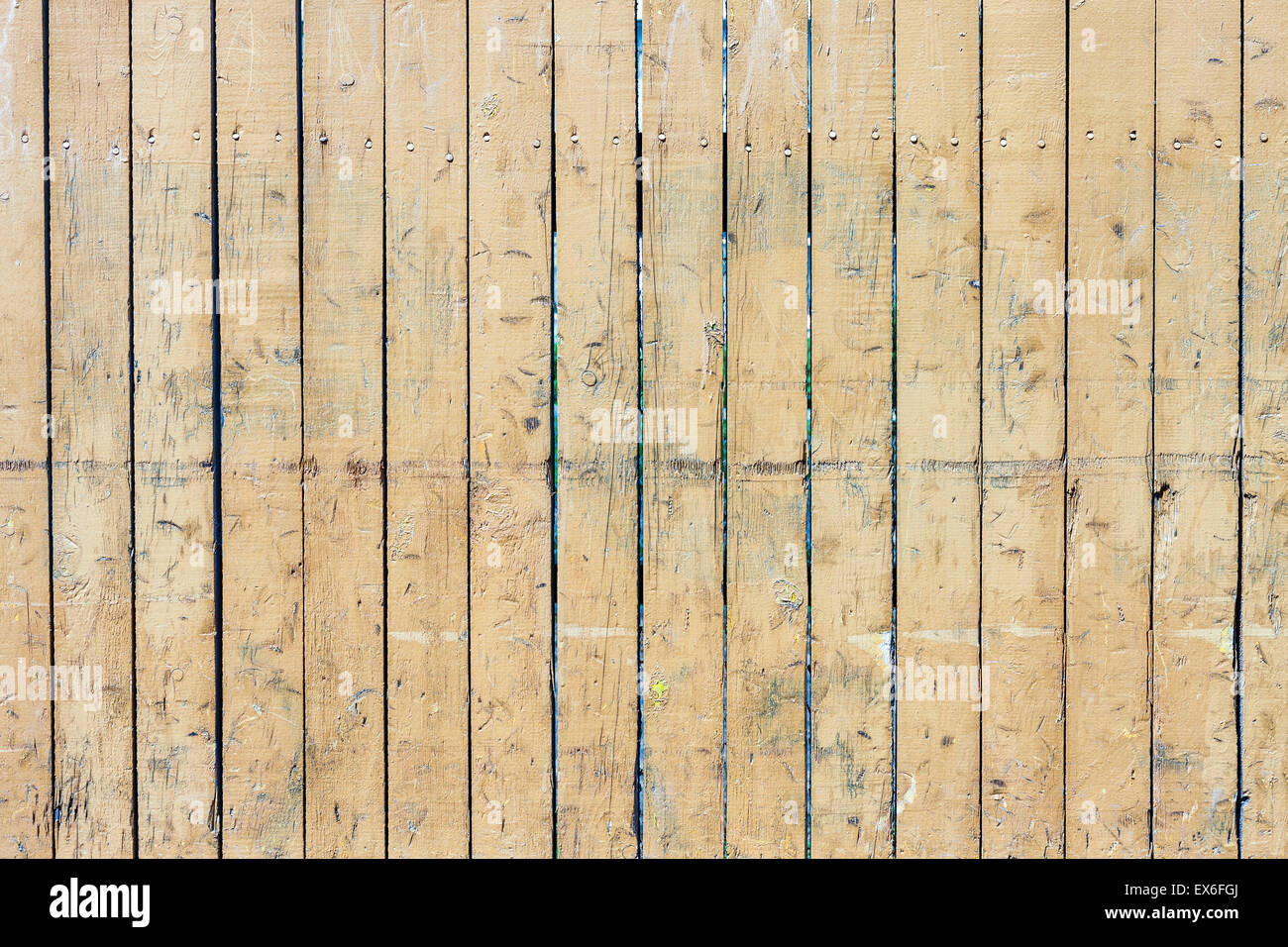 Yellow Wooden Plank Stock Photo