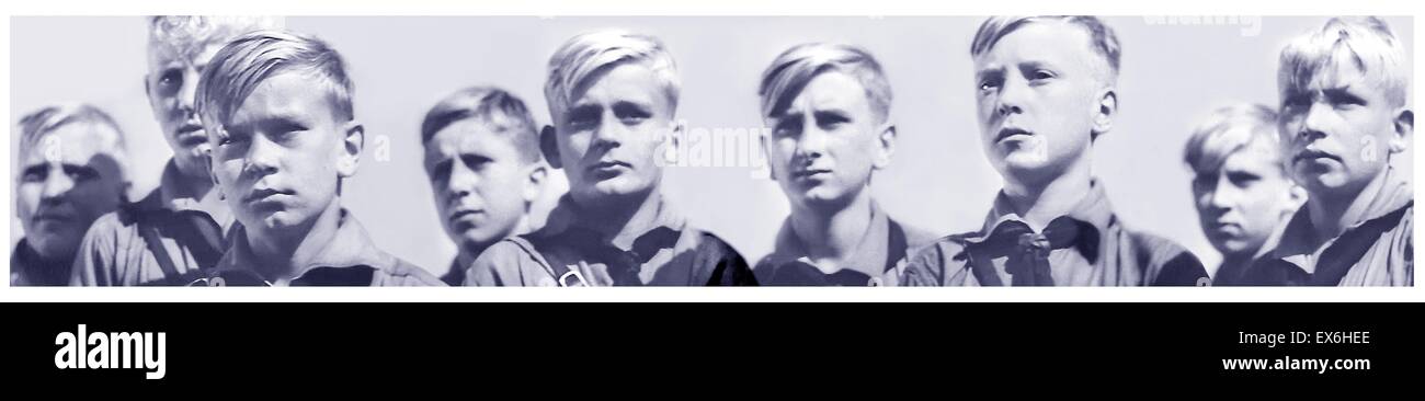 Hitlerjugend or Hitler Youth 1935 Stock Photo