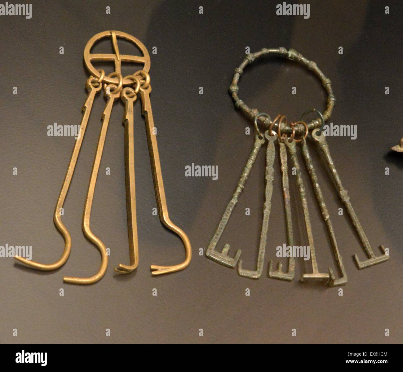 Gold Viking or Norse, Thor hammers, in a hoard found at Romersdal on