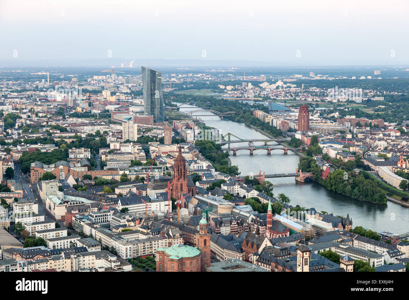 German river main aerial view hi-res stock photography and images - Alamy