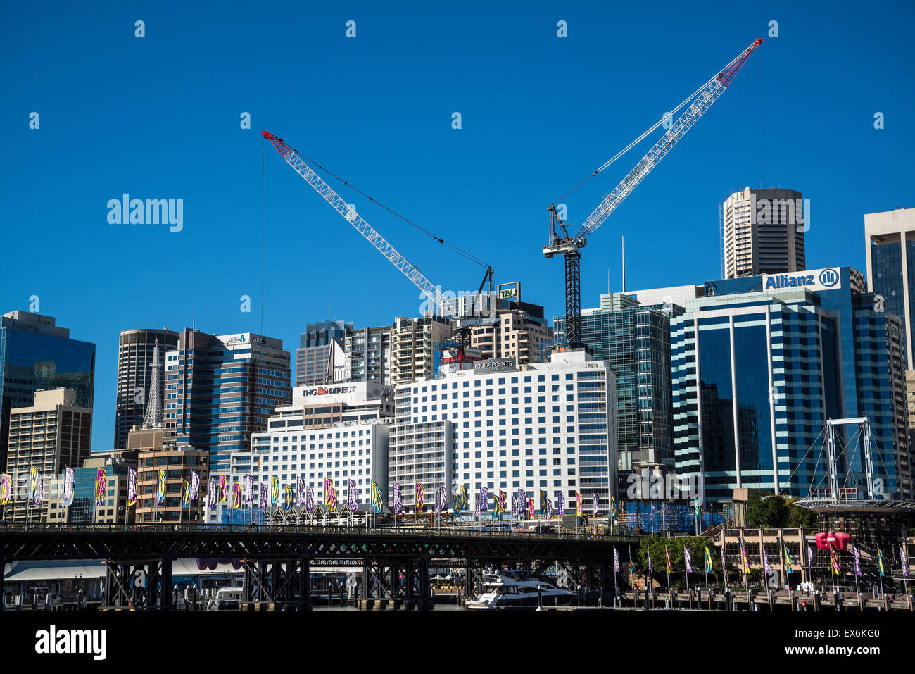 Pyrmont Bridge, Darling Harbour, Sydney, Australia Stock Photo Alamy