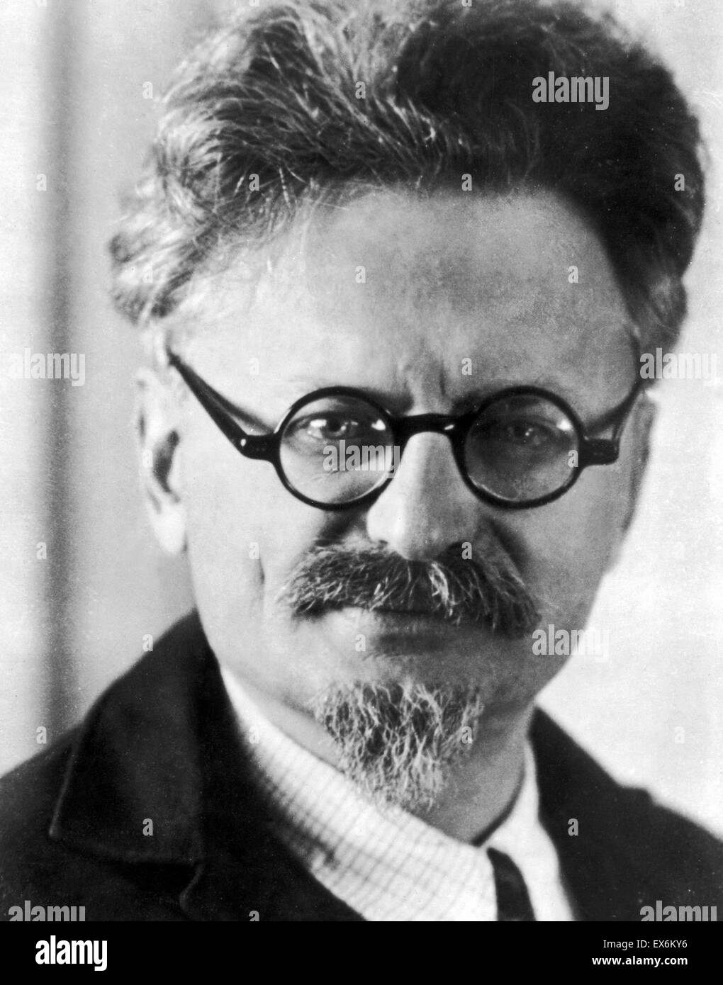 Leon Trotsky 1879 – 21 August 1940. Marxist revolutionary and theorist, Soviet politician, and the founder and first leader of the Red Army Stock Photo