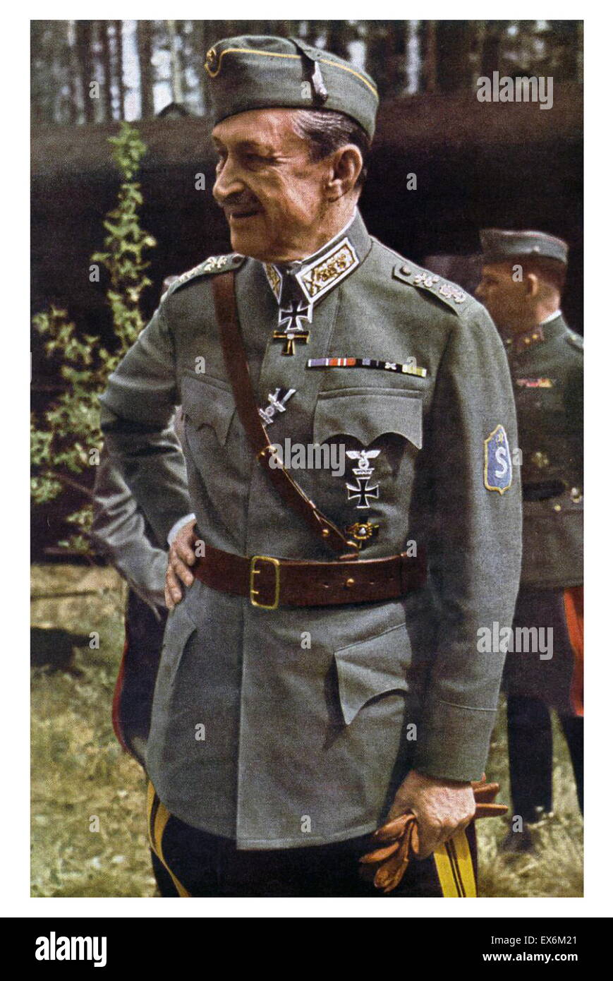 Carl Mannerheim (1867 – 27 January 1951) Finnish military leader and statesman. served as military leader of the Whites in the Finnish Civil War, Regent of Finland (1918–1919), commander-in-chief of Finland's defence forces during World War II, President Stock Photo