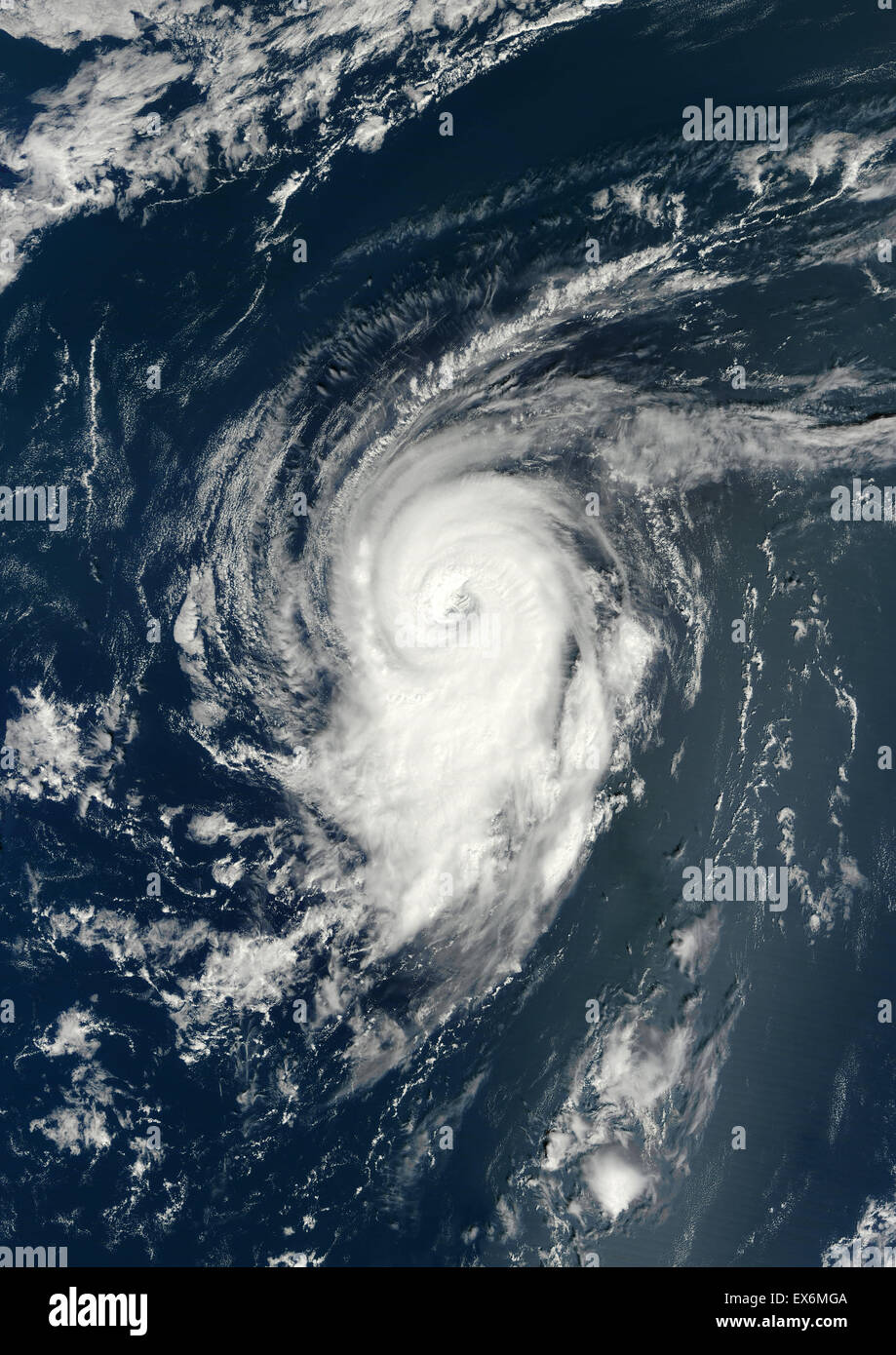 Satellite view of Hurricane Michael over the Atlantic Ocean. Image taken on September 9, 2012. Stock Photo