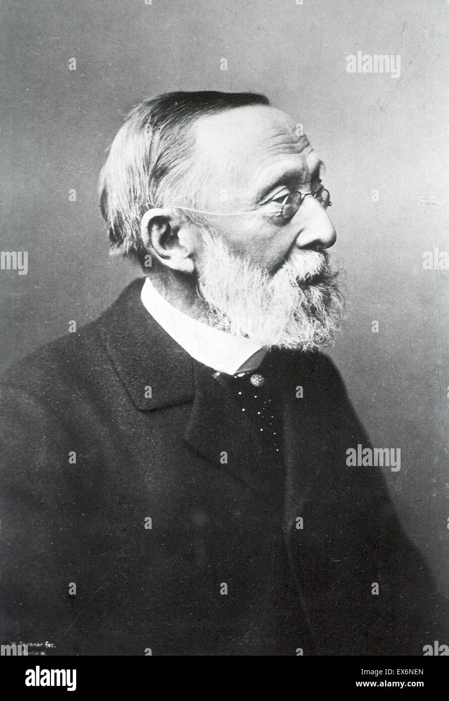 Rudolph Virchow (1821-1902) is regarded as perhaps the greatest medical scientist of the nineteenth century Stock Photo