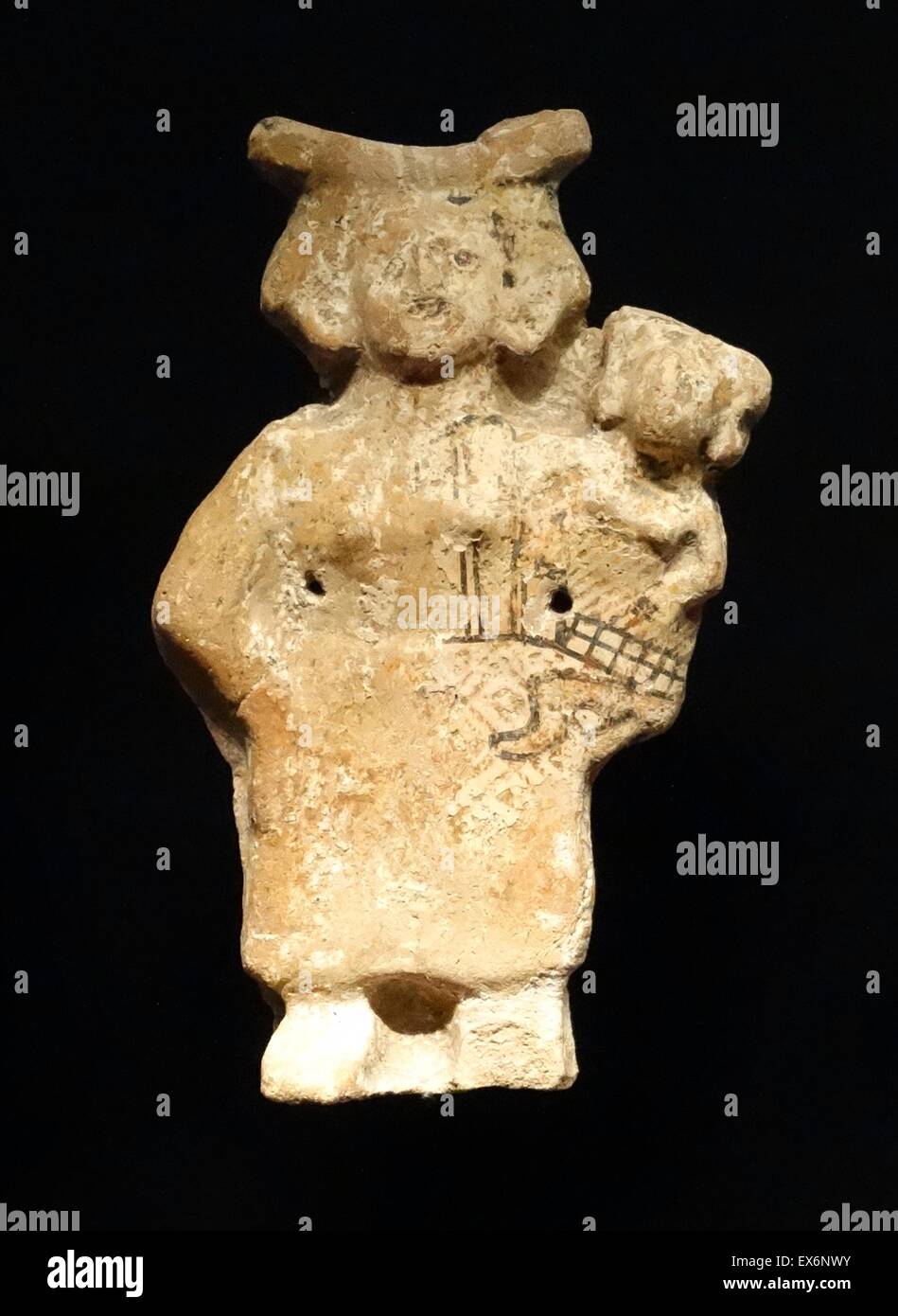 Stone figurines of Cihuacoatl, Aztec Goddess of fertility, from Mexico